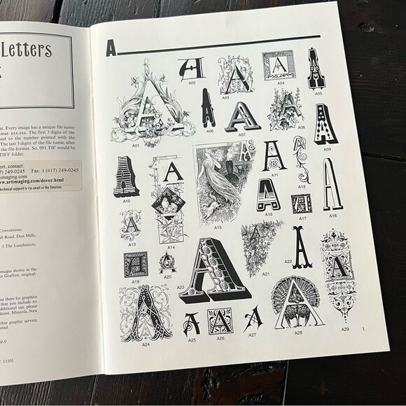 Victorian Decorative Letters CD-ROM and book Dover Electronic Clip Art - Picture 4 of 7